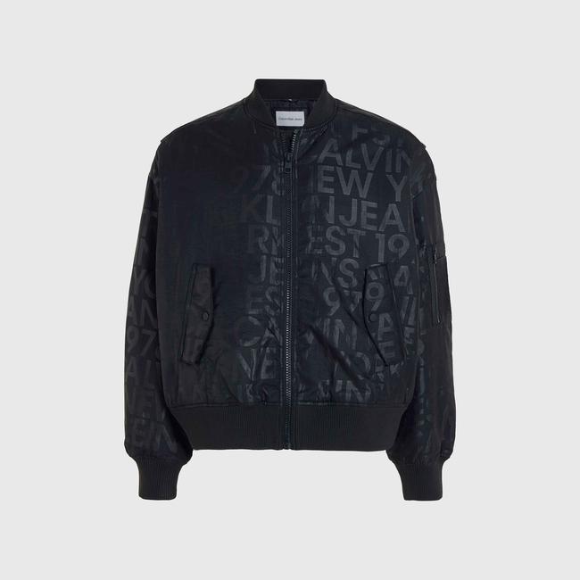  Calvin Klein Jeans Black & White Erkek Siyah Ceket