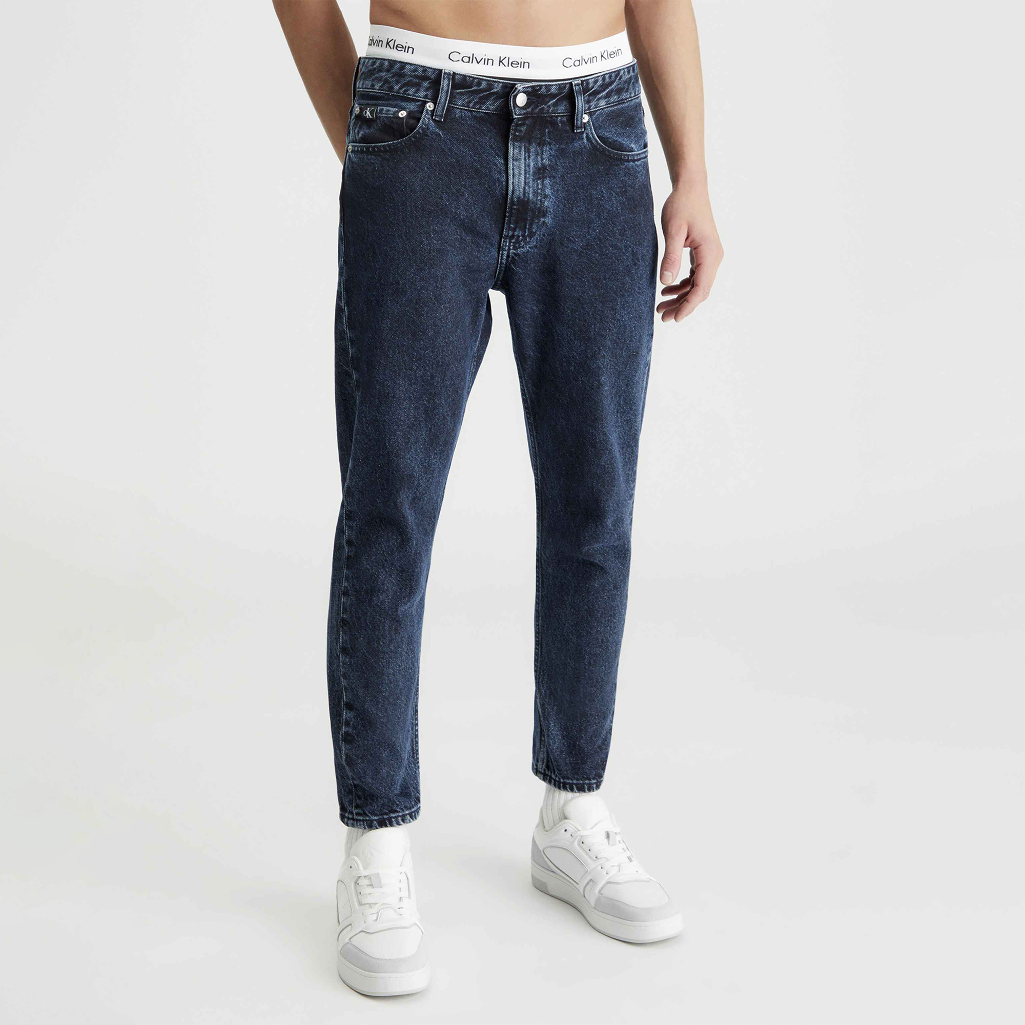  Calvin Klein Jeans Recycled Erkek Mavi Jean