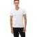 Erkek Slim Fit V Yaka Beyaz T-Shirt