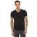 Erkek Slim Fit V Yaka Beyaz T-Shirt