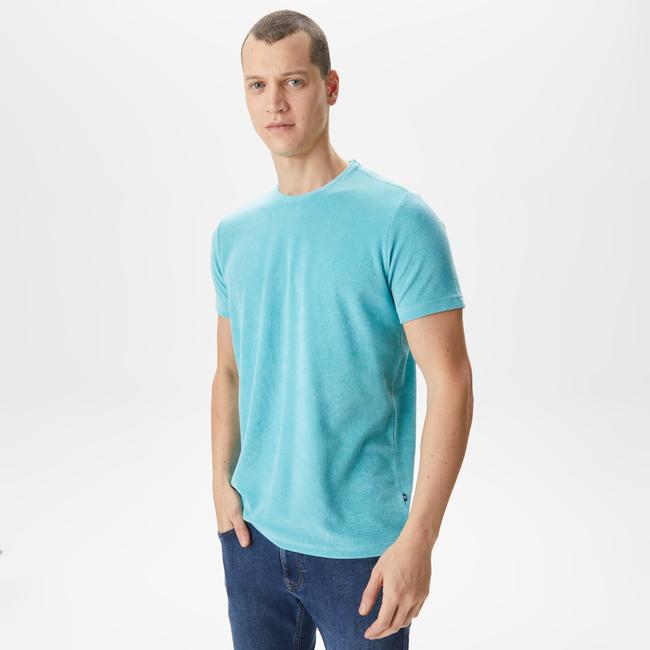  Nautica Erkek Mavi Standart Fit T-Shirt