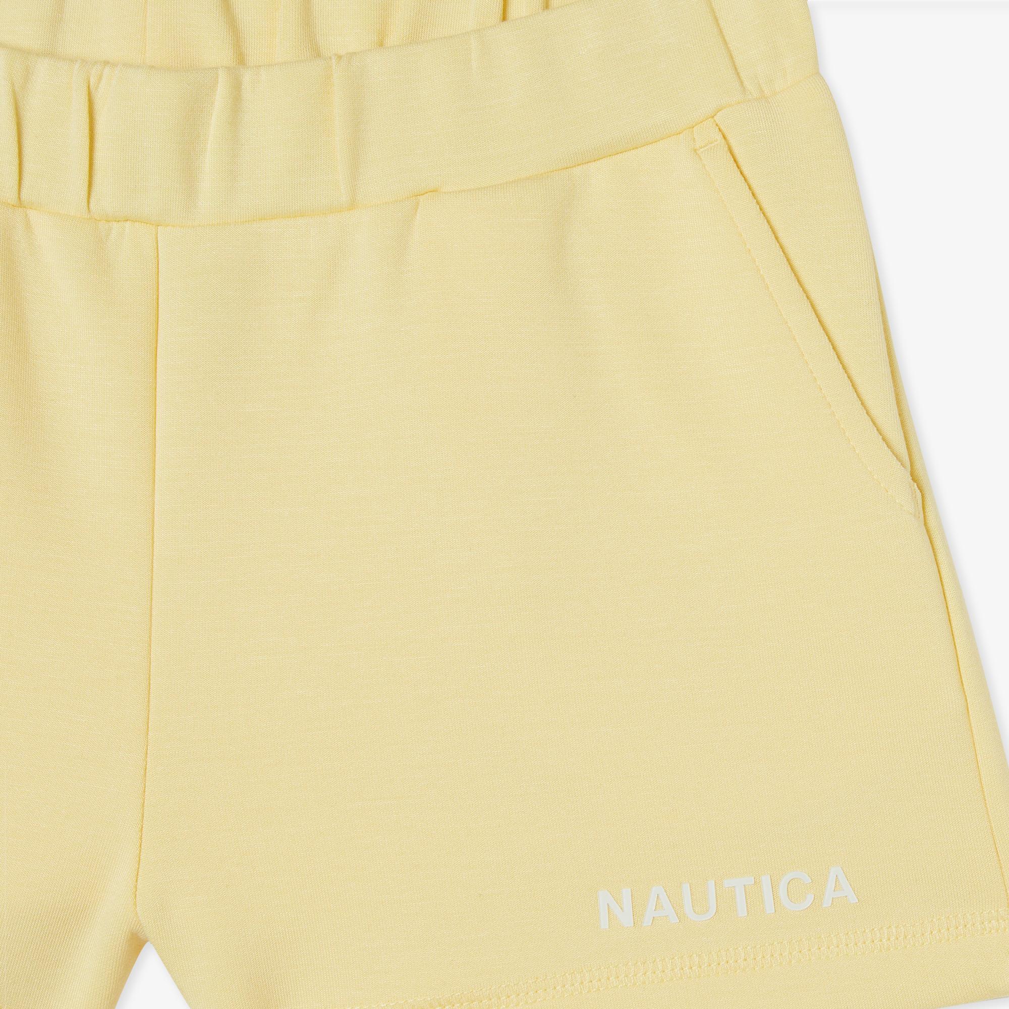 Nautica Kız Çocuk Sarı Relaxed Fit Şort