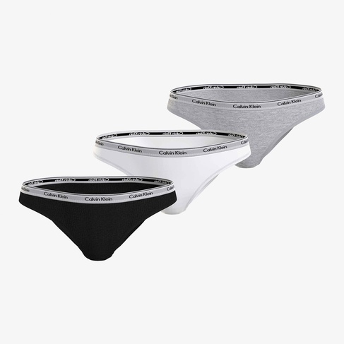  Calvin Klein Modern Logo 3'lü Kadın Renkli Külot