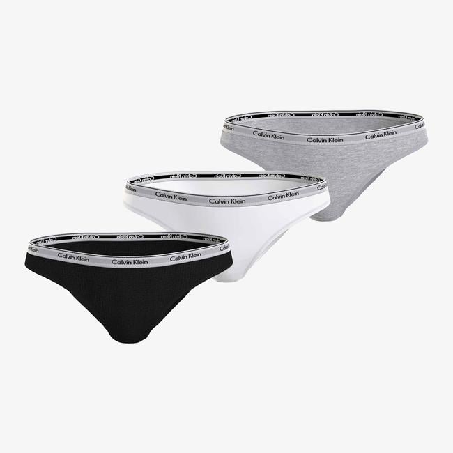  Calvin Klein Modern Logo 3'lü Kadın Renkli Külot