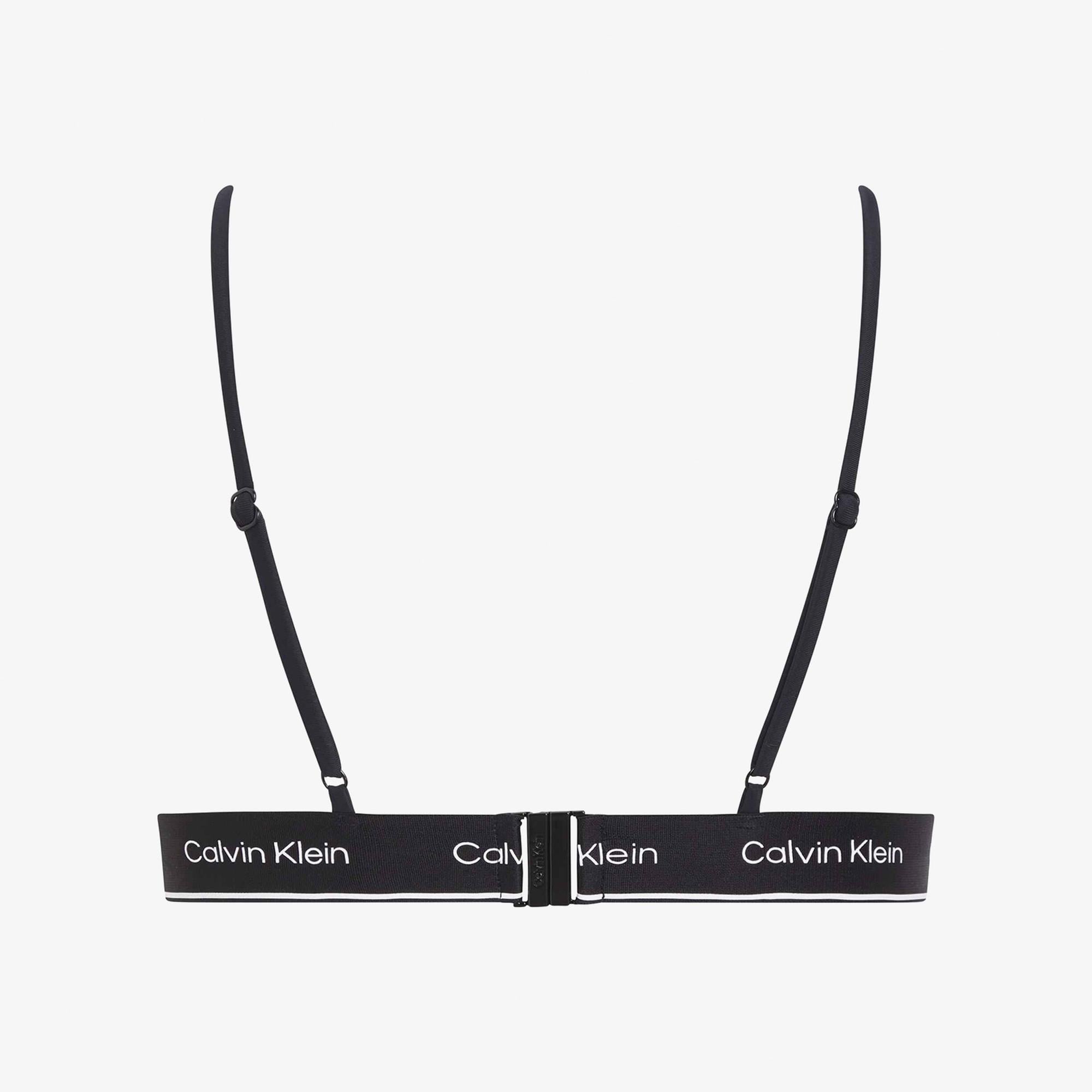 Calvin Klein Meta Legacy Kadın Siyah Bikini Üstü