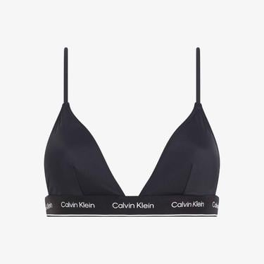  Calvin Klein Meta Legacy Kadın Siyah Bikini Üstü