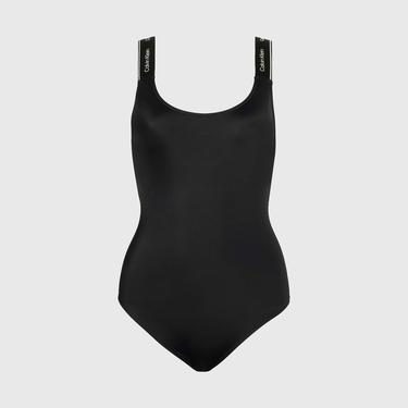  Calvin Klein Meta Legacy Kadın Siyah Mayo