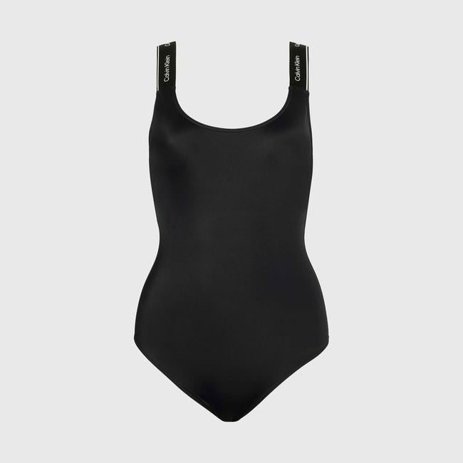  Calvin Klein Meta Legacy Kadın Siyah Mayo