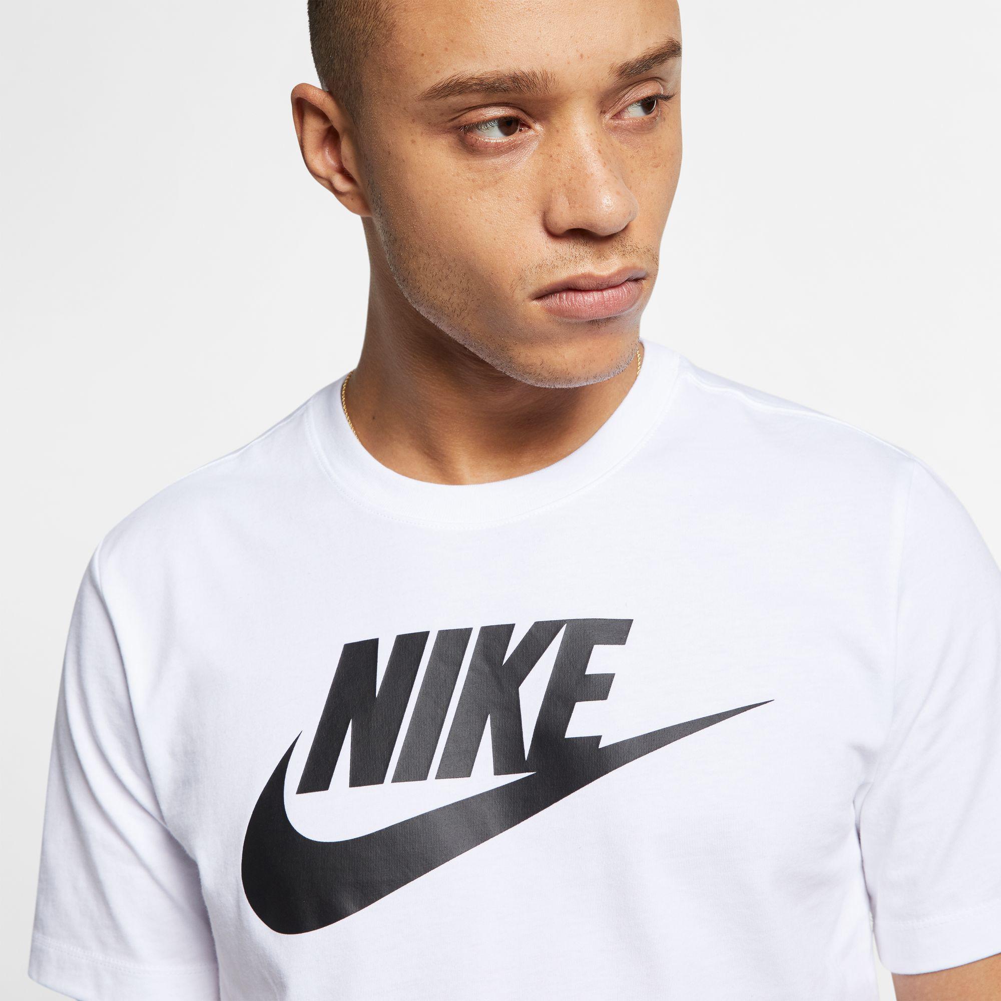 Nike Sportswear Icon Futura Erkek Beyaz T-Shirt