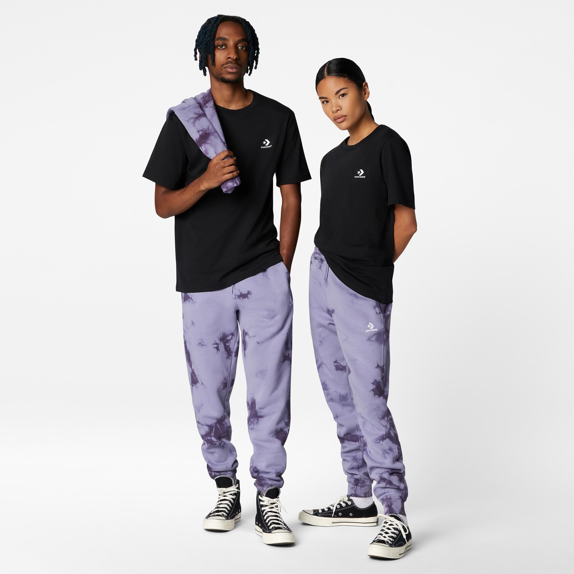 Converse Go-To Embroidered Star Chevron Unisex Siyah T-Shirt