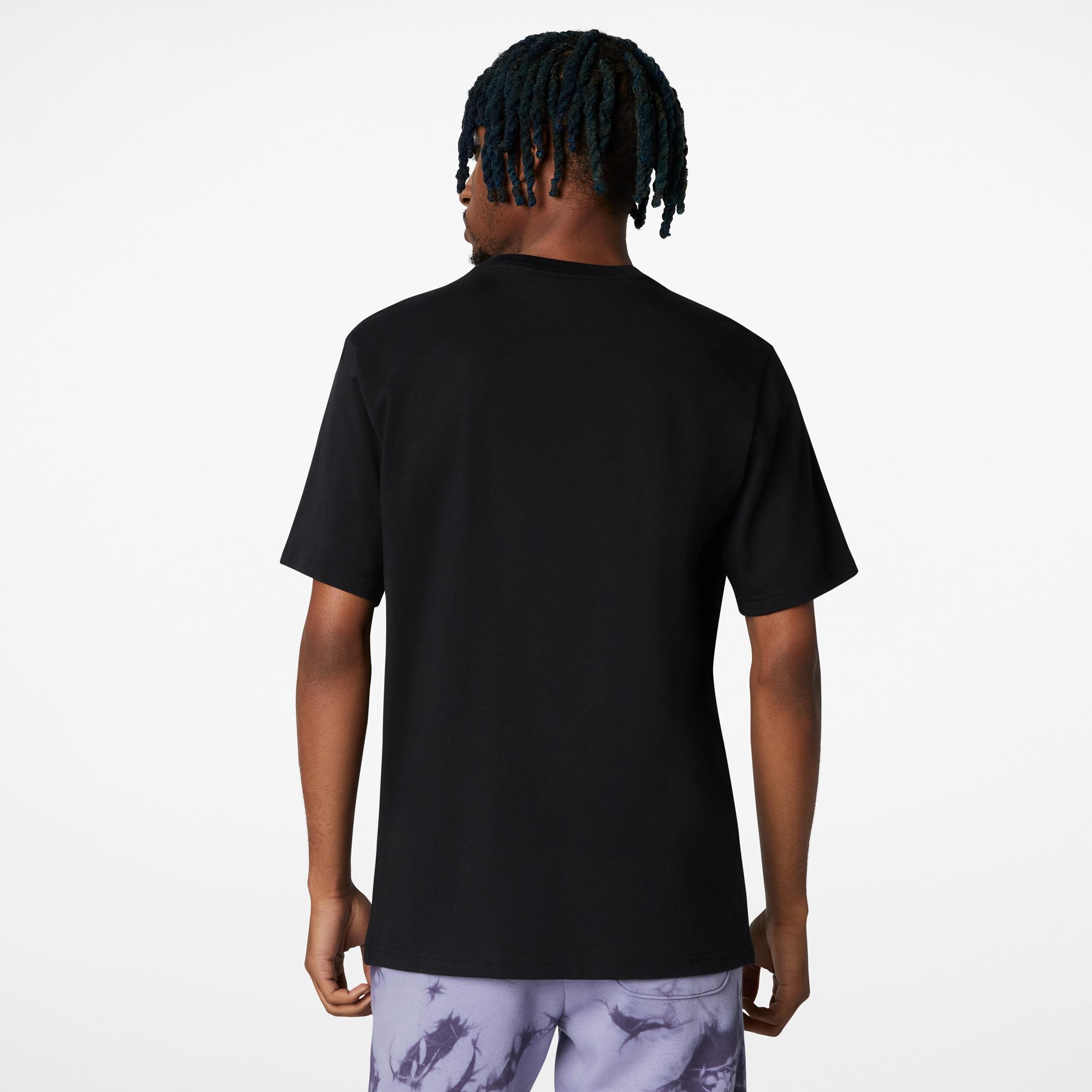 Converse Go-To Embroidered Star Chevron Unisex Siyah T-Shirt