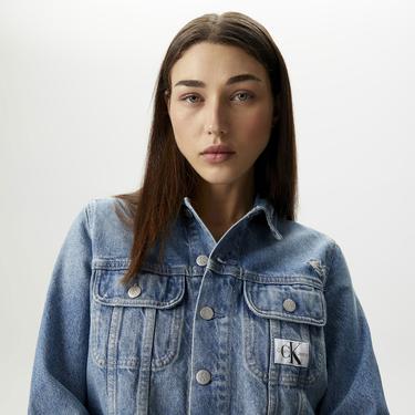  Calvin Klein Jeans Kadın Mavi Ceket