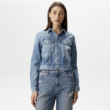  Calvin Klein Jeans Kadın Mavi Ceket