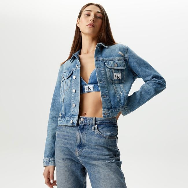  Calvin Klein Jeans Kadın Mavi Ceket