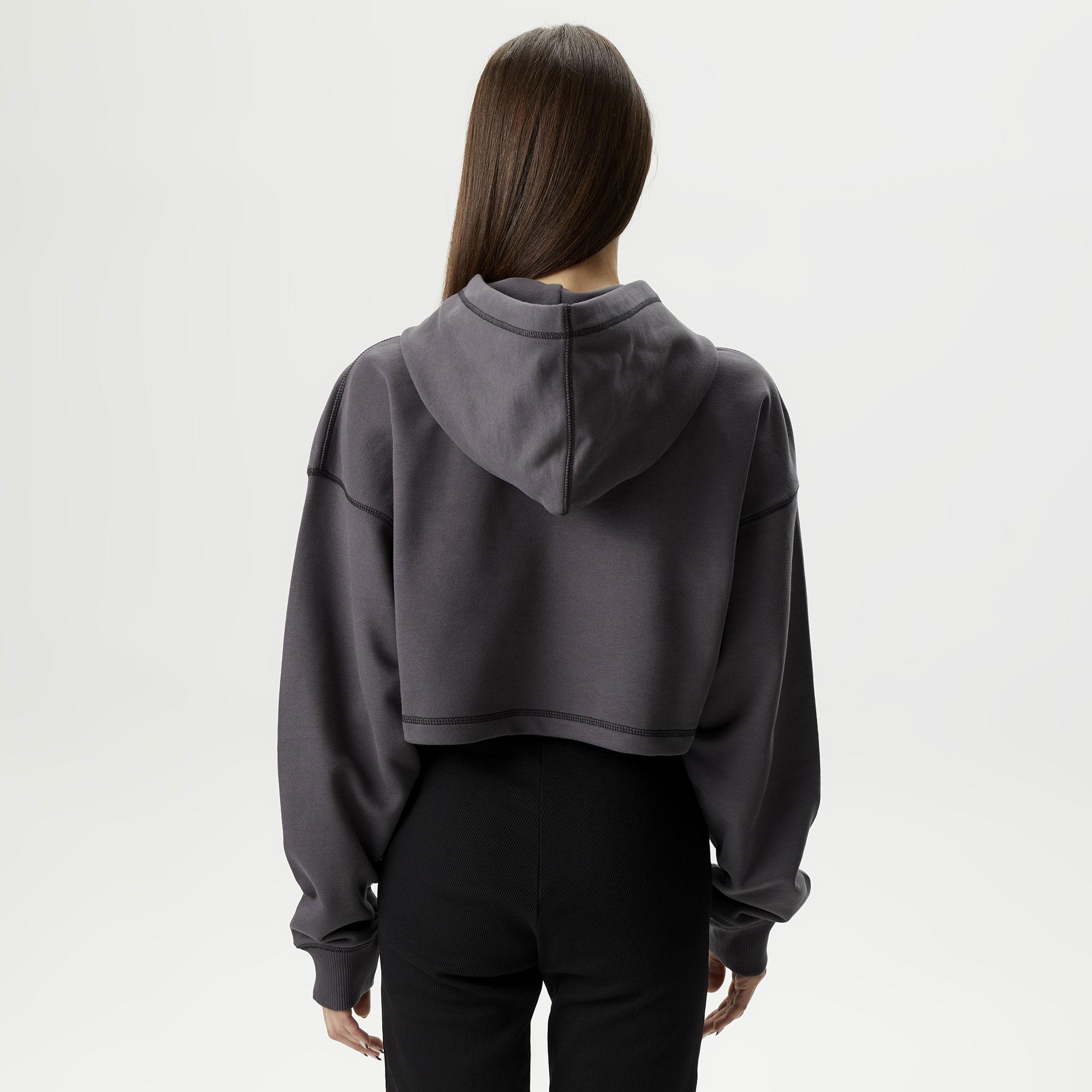 Calvin Klein Jeans Hero Monologo Kadın Gri Sweatshirt