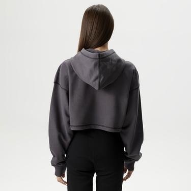  Calvin Klein Jeans Hero Monologo Kadın Gri Sweatshirt