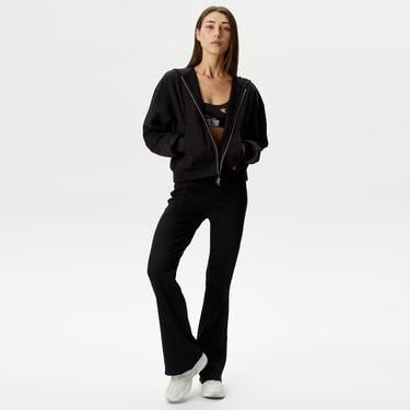  Calvin Klein Jeans Second Skin Kadın Siyah Eşofman Üstü