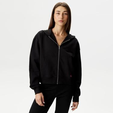  Calvin Klein Jeans Second Skin Kadın Siyah Eşofman Üstü