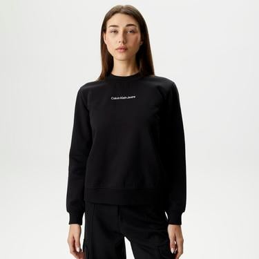  Calvin Klein Jeans Institutional Kadın Siyah Sweatshirt