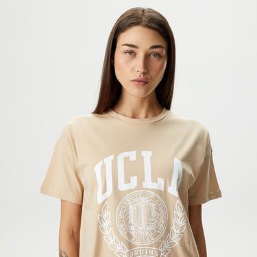  Ucla Avalon Kadın Krem Rengi T-Shirt