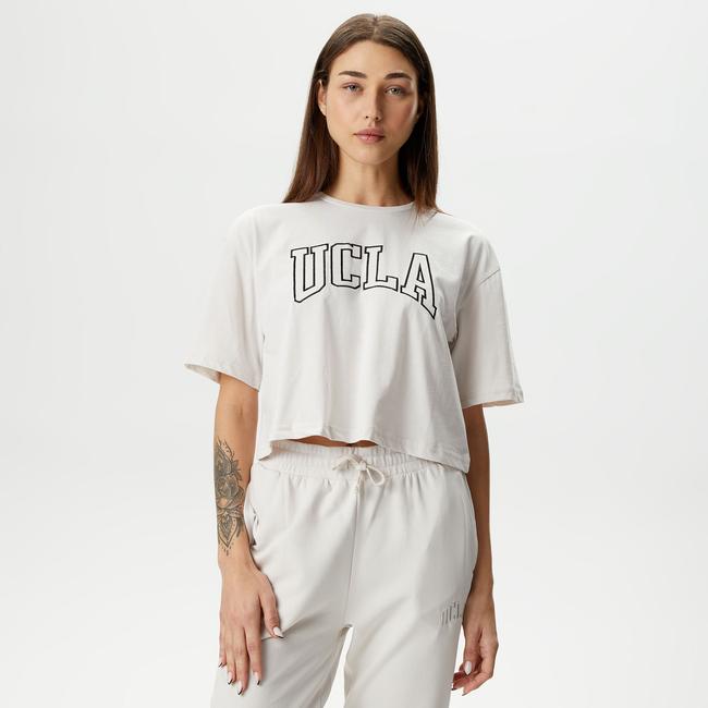  Ucla Helena Kadın Krem Rengi T-Shirt