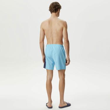  Nautica Erkek Mavi Baskılı Şort Mayo