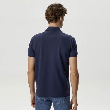  Nautica Erkek Lacivert Classic Fit Kısa Kollu Polo