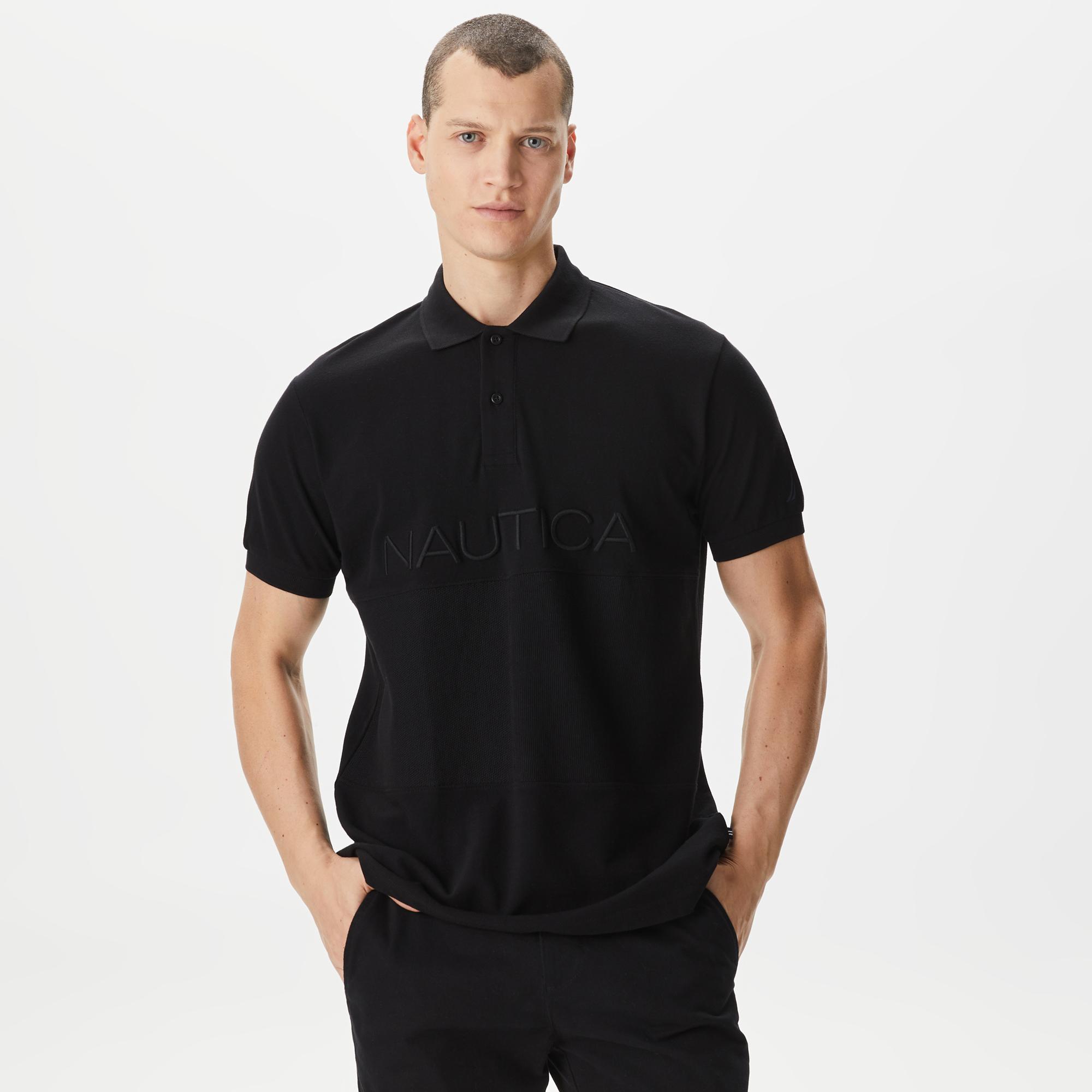 Nautica Erkek Siyah Classic Fit Polo