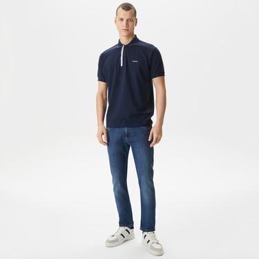  Nautica Erkek Lacivert Classic Fit Kısa Kollu Polo