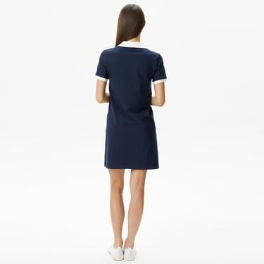  Nautica Kadın Lacivert Standart Fit Kısa Kollu Elbise