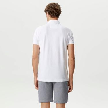 Nautica Erkek Beyaz Classic Fit Kısa Kollu Polo