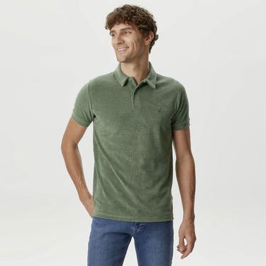  Nautica Erkek Yeşil Classic Fit Kısa Kollu Polo