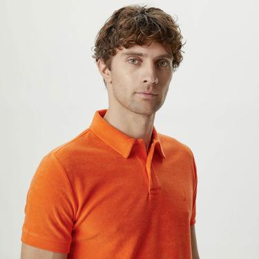  Nautica Erkek Turuncu Classic Fit Kısa Kollu Polo Yaka T-Shirt