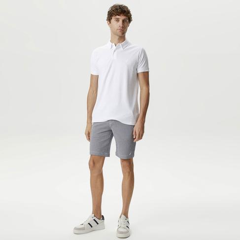  Nautica Erkek Mavi Standart Fit Bermuda