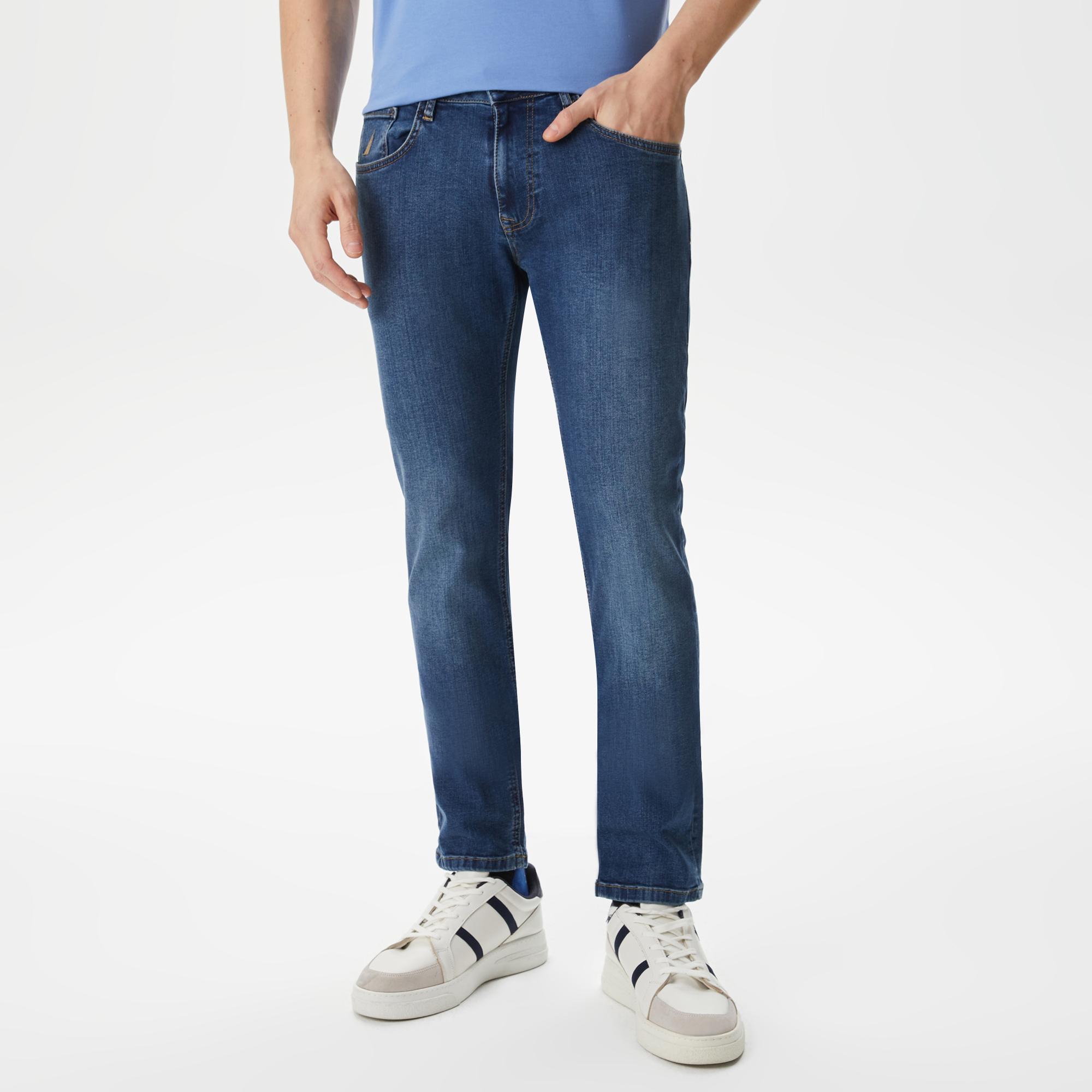 Nautica Erkek Mavi Slim Fit Jean