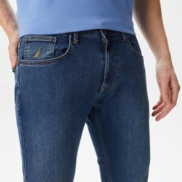  Nautica Erkek Mavi Slim Fit Jean