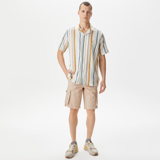  Nautica Erkek Bej Bermuda
