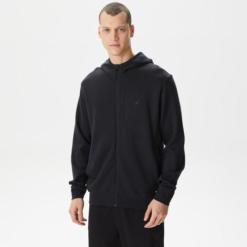  Nautica Erkek Siyah Standart Fit Sweatshirt