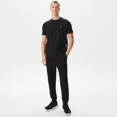  Nautica Erkek Siyah Standart Fit T-Shirt