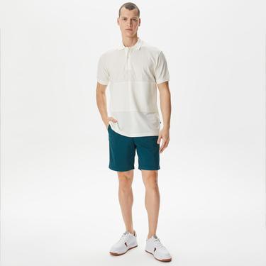  Nautica Erkek Ekru Classic Fit Polo Yaka T-Shirt