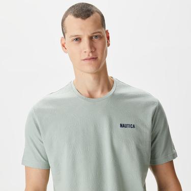  Nautica Erkek Yeşil Standart Fit T-Shirt