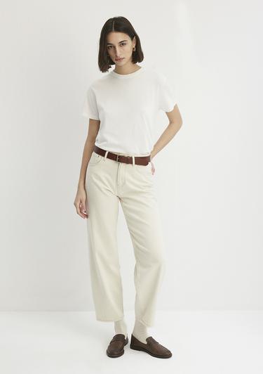  Mavi Leila Mavi Premium Krem Jean Pantolon 1010600-87058