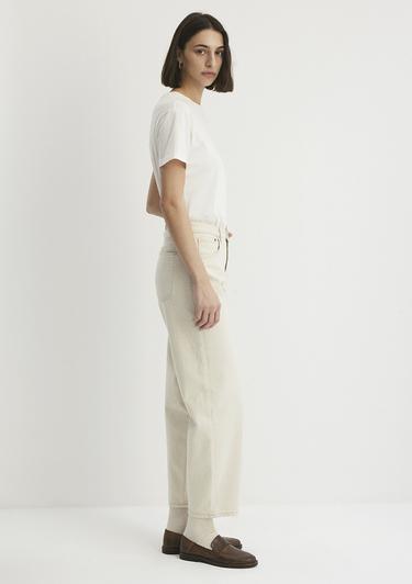  Mavi Leila Mavi Premium Krem Jean Pantolon 1010600-87058