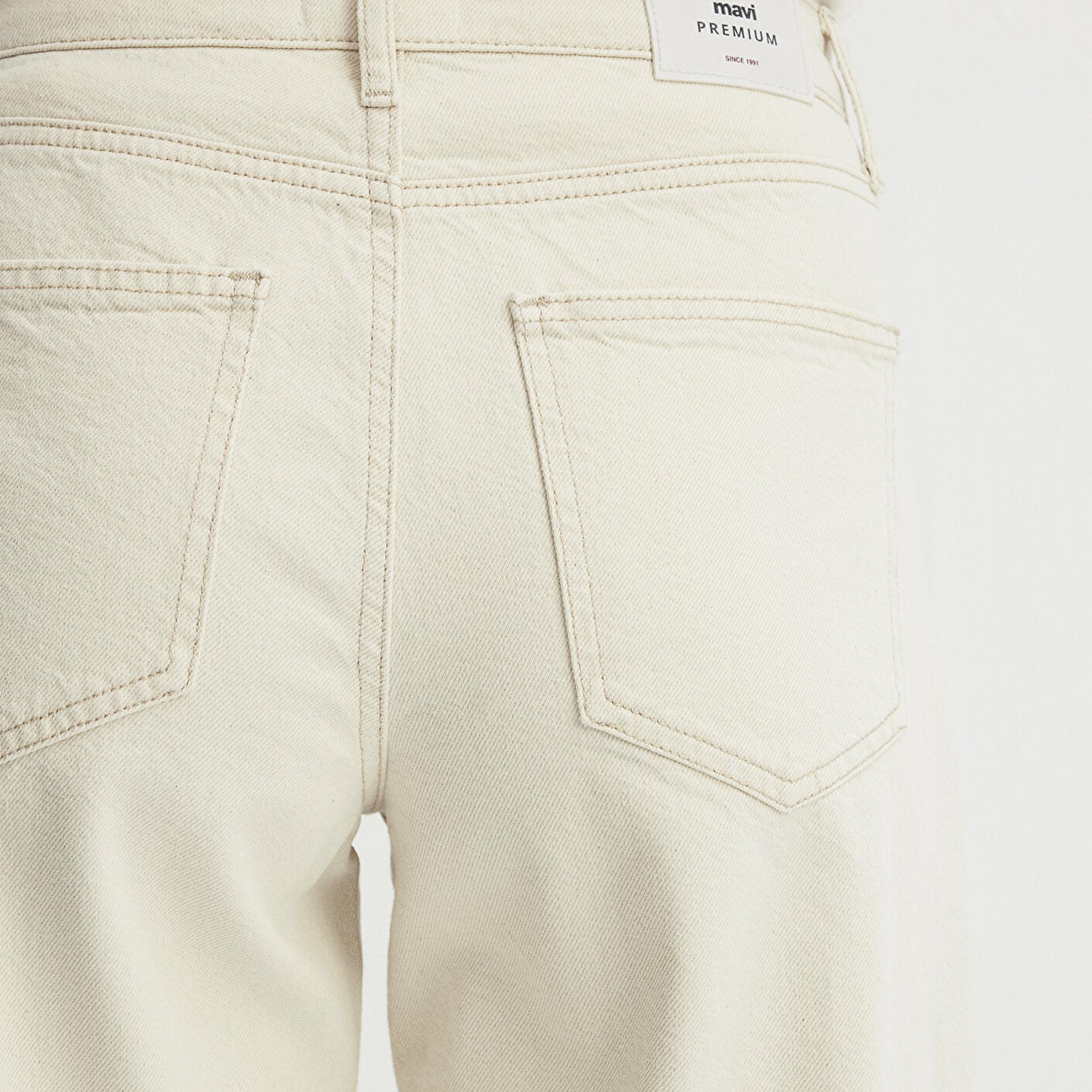 Mavi Leila Mavi Premium Krem Jean Pantolon 1010600-87058