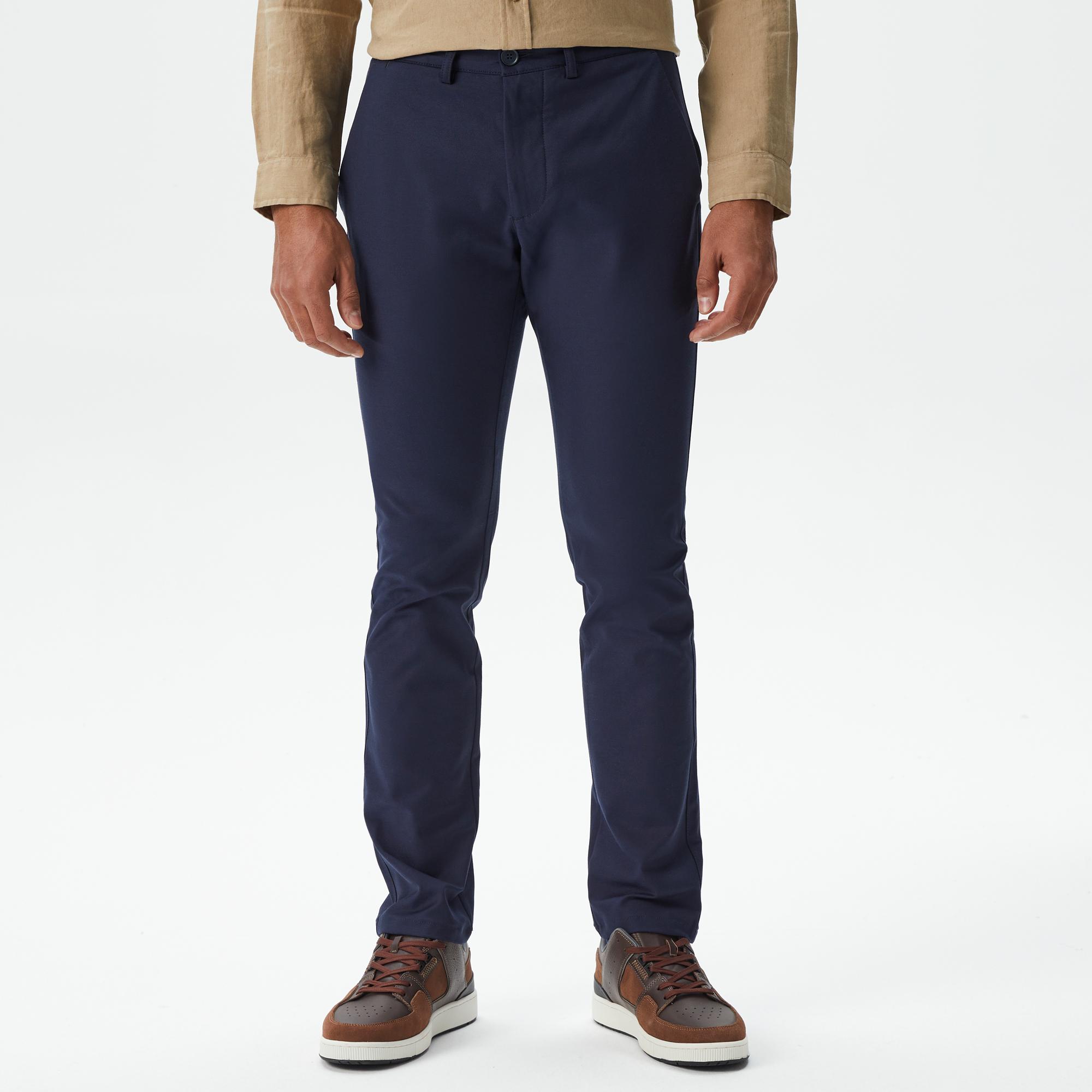 Erkek Slim Fit Lacivert Pantolon