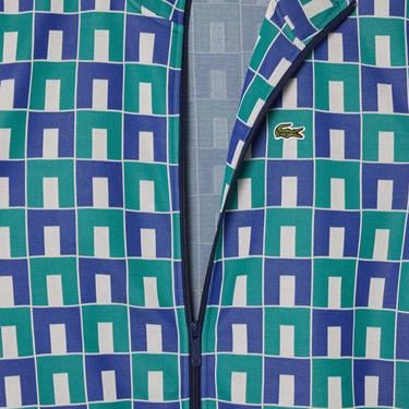  Unisex Regular Fit Fermuarlı Desenli Renkli Sweatshirt