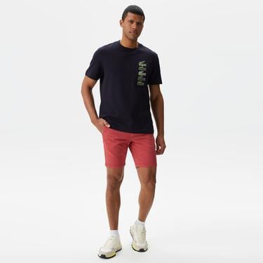  Erkek Regular Fit Pembe Bermuda Şort