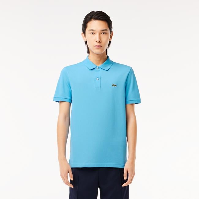  L.12.12 Erkek Slim Fit Mavi Polo