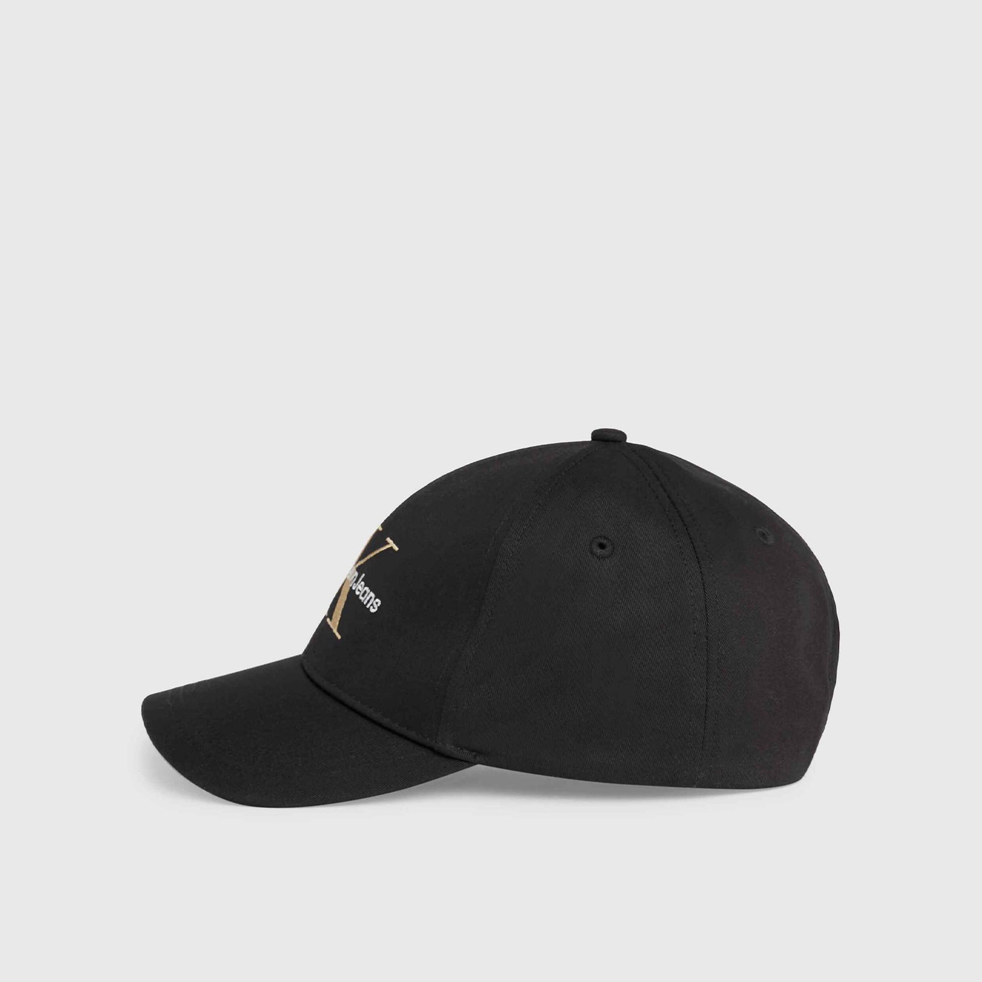 Calvin Klein Jeans Monogram New Erkek Siyah Şapka