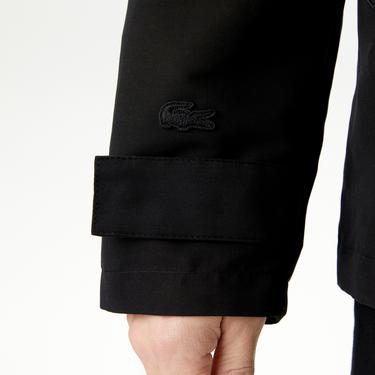  Erkek Kapüşonlu Siyah Çıkarılabilir Yelek Detaylı Mont